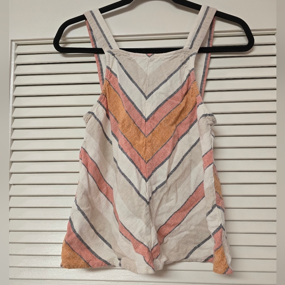 BP - Sleeveless Stripe Bohemian Top